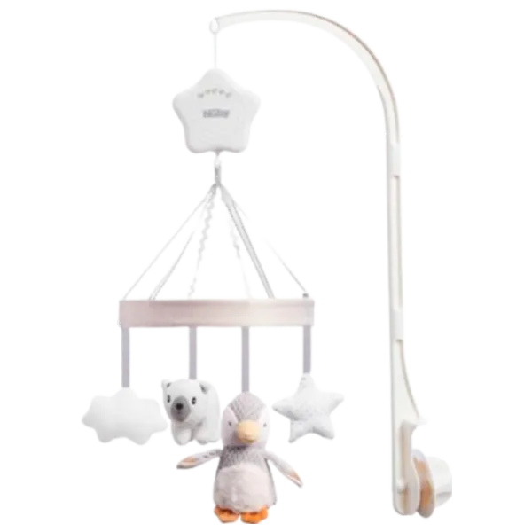 Jucărie pentru pătuțuri și cărucioare Nuby Baby Mix ID99613  1+ / White photo 1