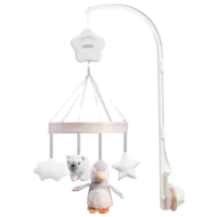 Игрушка для колясок и кроваток Nuby Baby Mix ID99613  1+ / Белый