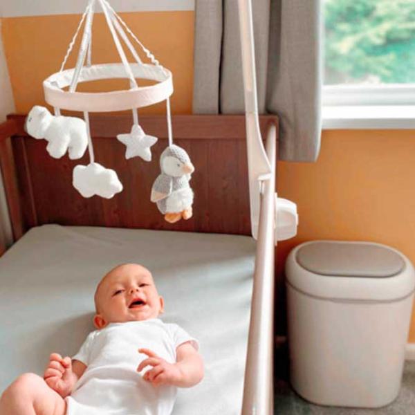 Jucărie pentru pătuțuri și cărucioare Nuby Baby Mix ID99613  1+ / White photo 3