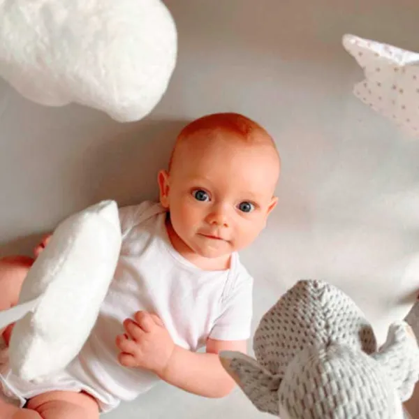 Jucărie pentru pătuțuri și cărucioare Nuby Baby Mix ID99613  1+ / White photo 4