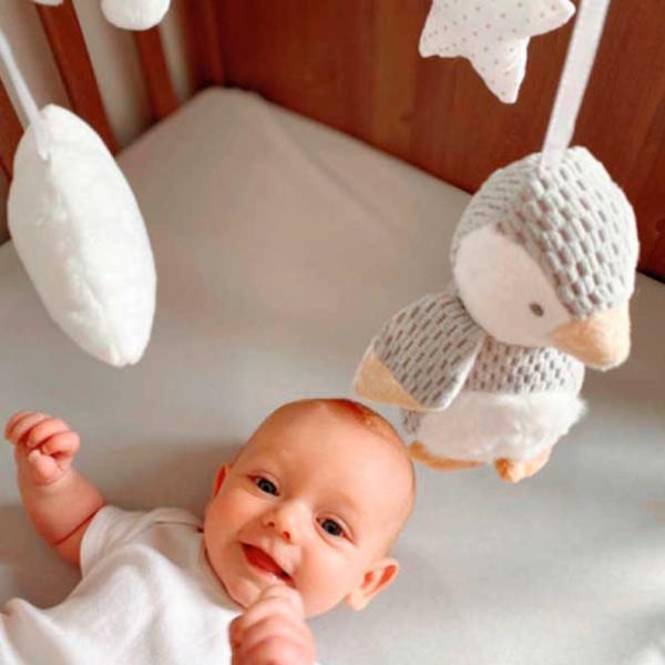 Jucărie pentru pătuțuri și cărucioare Nuby Baby Mix ID99613  1+ / White photo 5