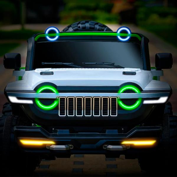Mașină electrică Jeep Richi Tichi RT2218/1  / / 3+ / White photo 6