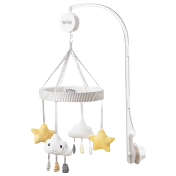 Jucărie pentru pătuțuri și cărucioare Nuby Baby Mix ID99828  1+ / White photo 1