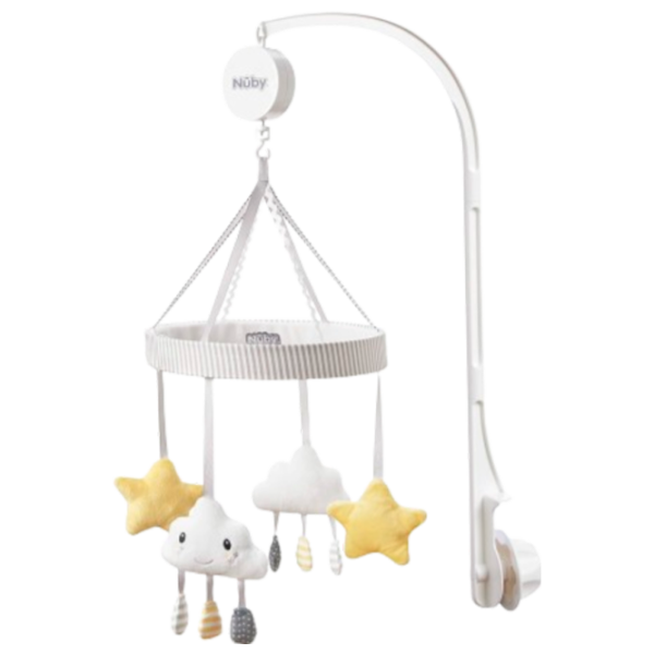 Jucărie pentru pătuțuri și cărucioare Nuby Baby Mix ID99828  1+ / White photo 1