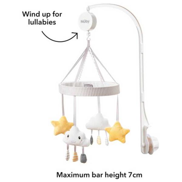 Jucărie pentru pătuțuri și cărucioare Nuby Baby Mix ID99828  1+ / White photo 2