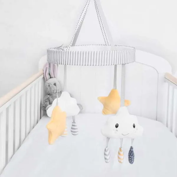 Jucărie pentru pătuțuri și cărucioare Nuby Baby Mix ID99828  1+ / White photo 4