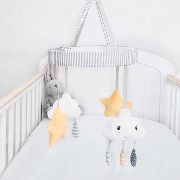 Jucărie pentru pătuțuri și cărucioare Nuby Baby Mix ID99828  1+ / White photo 4
