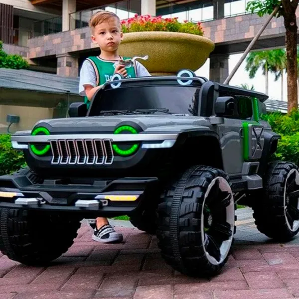 Mașină electrică Jeep Richi Tichi RT2218/2  / / 3+ / Gray photo 12