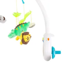 Jucărie pentru pătuțuri și cărucioare Chipolino Baby Mix MILS02114ZO 0+ / White photo 2