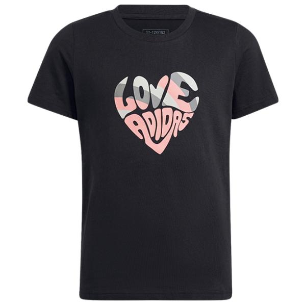 Футболка для девочек Adidas Xpress Street Jam Graphic Tee  / Черный photo 1