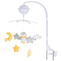 Игрушка для колясок и кроваток Chipolino Baby Mix MILD02301PEN  0+ / Белый