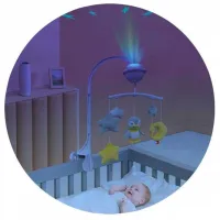 Jucărie pentru pătuțuri și cărucioare Chipolino Baby Mix MILD02301PEN 0+ / White photo 5
