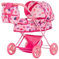 Коляска для кукол Chipolino Dora Hearts KZKDR02402HE Прогулочная / 3+