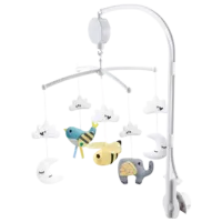 Игрушка для колясок и кроваток Chipolino MILR02306BEE  0+ / Белый