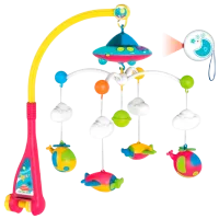 Игрушка для колясок и кроваток Baby Mix Alexis 38648  0+ / Разноцветный