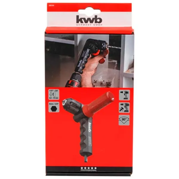 Adaptor KWB K298700 1/4' Black / Metal photo 3