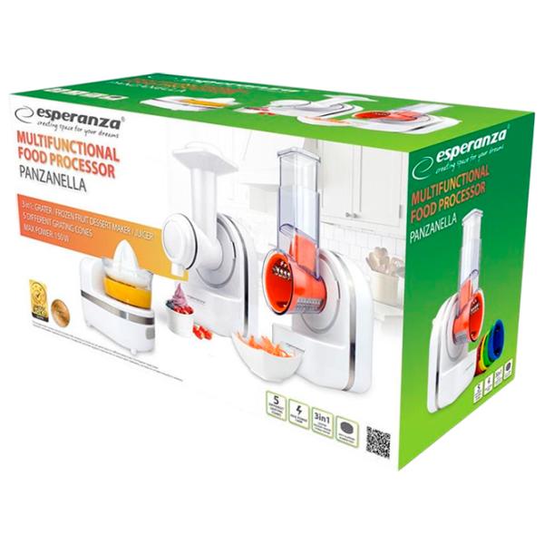 Robot de bucătărie Esperanza Panzanella 150 W / White photo 6