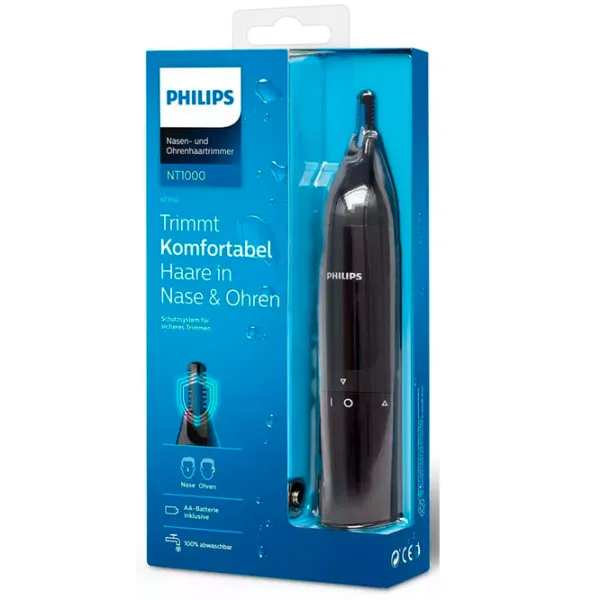 Trimmer de nas şi urechi Philips NT1650/16 Black photo 6