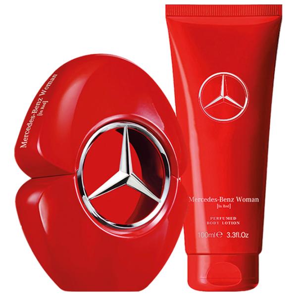 Set de parfumuri pentru femei Mercedes-Benz WOMAN IN RED Apă de parfum / Oriental photo 2 Set de parfumuri pentru femei Mercedes-Benz WOMAN IN RED Apă de parfum / Oriental photo 2