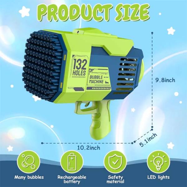 Baloane de săpun Bubble Gun 132 Hole  / 3+ photo 4