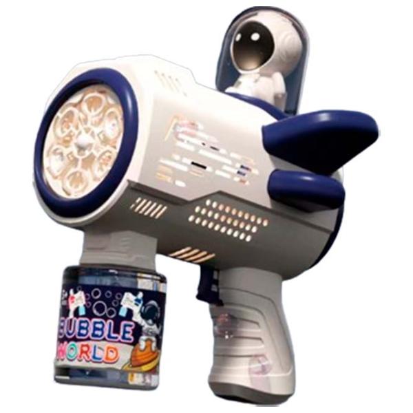 Мыльные пузыри Bubble Gun Bule Astronaut 889-15A 6 Hole  / 3+ photo 1