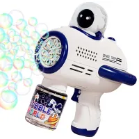 Baloane de săpun Bubble Gun Bule Astronaut 889-15A 6 Hole / 3+ photo 3
