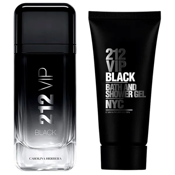 Парфюмерный набор для мужчин Carolina Herrera SET 212 VIP BLACK Парфюмерная вода / Фужерный  photo 2 Парфюмерный набор для мужчин Carolina Herrera SET 212 VIP BLACK Парфюмерная вода / Фужерный  photo 2
