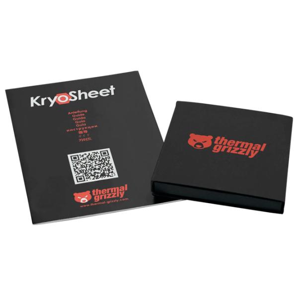 Pastă termoconductoare Grizzly KryoSheet (3 g) Black photo 4