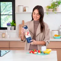 Blender portabil Nutribullet NBP003NBL 200 W / Blue photo 6