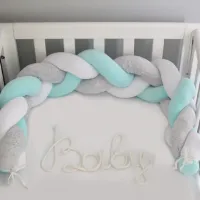Плетеный бортик для кроватки Veres VR154.02.17  Menta / Велюр