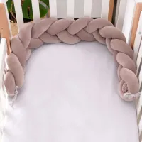 Плетеный бортик для кроватки Veres VR154.02.15  Мокка / Велюр