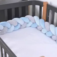 Плетеный бортик для кроватки Veres VR154.02.3  Разноцветный / Велюр