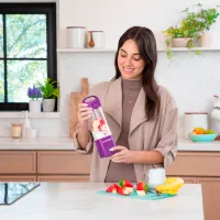 Blender portabil Nutribullet NBP003PU 200 W / Violet photo 5