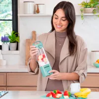 Blender portabil Nutribullet NBP003LBL 200 W / Aquamarin photo 4