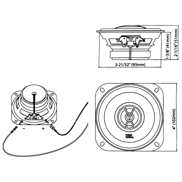 Boxe auto JBL Stage1 41F 125 В photo 4