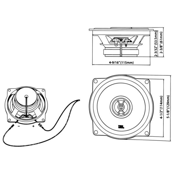 Boxe auto JBL STAGE1 51F 150 W photo 4