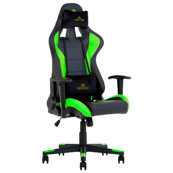 Scaun Gaming Nowy Styl Hexter ML Green Black photo 1