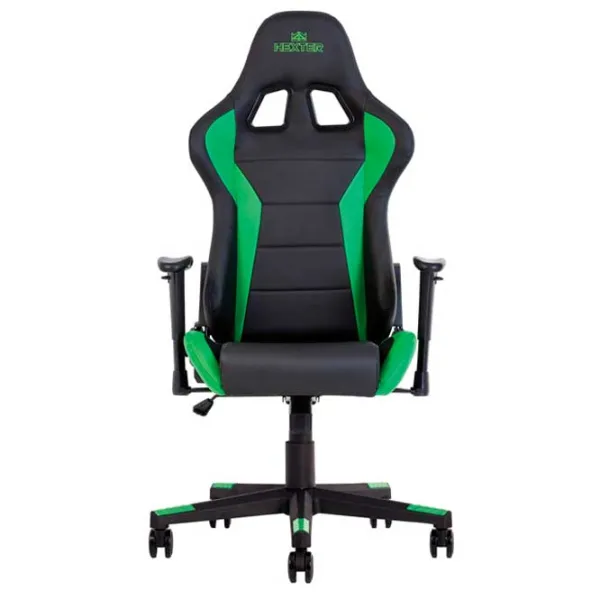 Scaun Gaming Nowy Styl Hexter ML Green Black photo 2