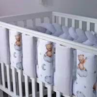 Set gard-bară de protecție Veres VR154.05.12.1  Multicolor / Bumbac