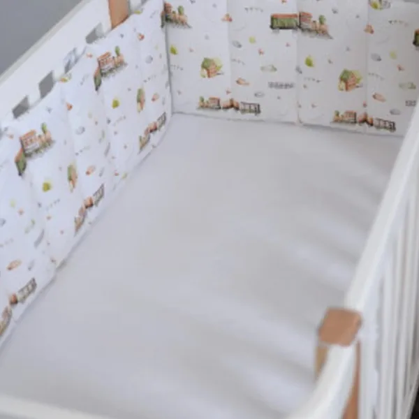 Barieră pentru pătuț Veres VR154.01.08  Multicolor / Bumbac photo 1