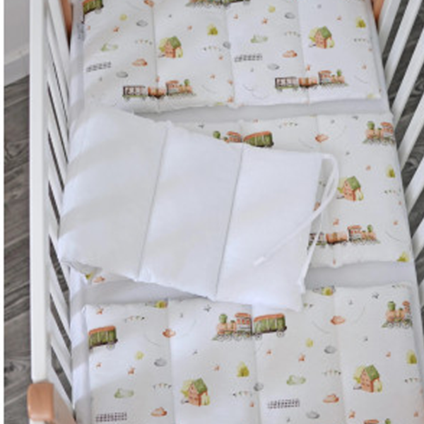 Barieră pentru pătuț Veres VR154.01.08  Multicolor / Bumbac photo 3