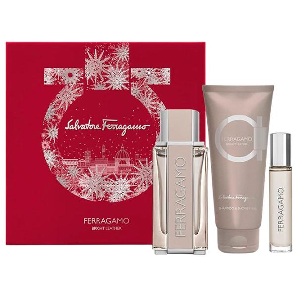 Set de parfumuri pentru bărbați Salvatore Ferragamo BRIGHT LEATHER Apă de toaletă / Piele photo 1 Set de parfumuri pentru bărbați Salvatore Ferragamo BRIGHT LEATHER Apă de toaletă / Piele photo 1