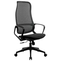 Fotoliu de birou DecoPrim Ted  Plasă acrilică/ Black 