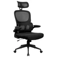 Офисное кресло DecoPrim F-7860 Акриловая сетка/ Черный 