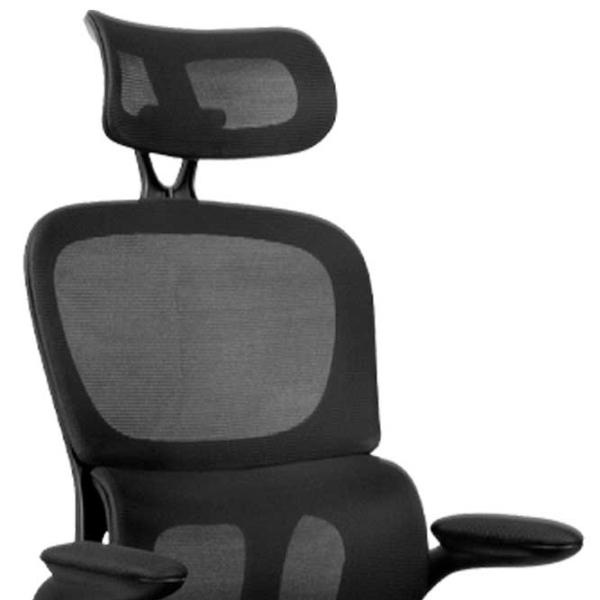 Fotoliu de birou DecoPrim F-7860  Plasă acrilică/ Black  photo 3 Fotoliu de birou DecoPrim F-7860  Plasă acrilică/ Black  photo 3