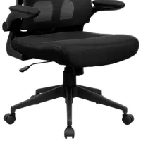 Fotoliu de birou DecoPrim F-7860 Plasă acrilică/ Black photo 5