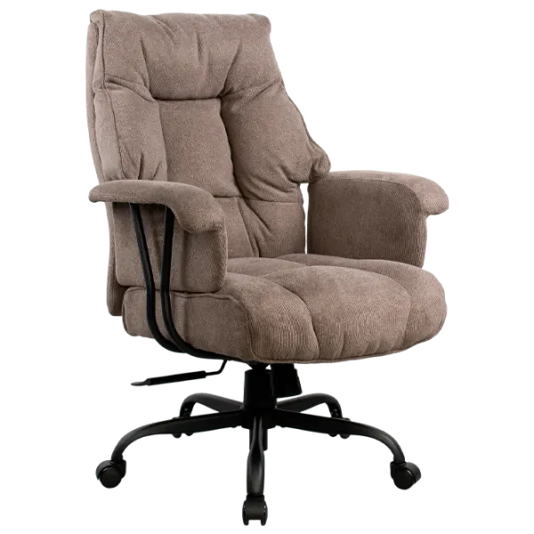 Fotoliu de birou DecoPrim F-9683 Stofă/ Brown  photo 1 Fotoliu de birou DecoPrim F-9683 Stofă/ Brown  photo 1