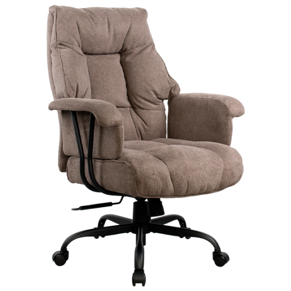 Fotoliu de birou DecoPrim F-9683 Stofă/ Brown  photo 1 Fotoliu de birou DecoPrim F-9683 Stofă/ Brown  photo 1