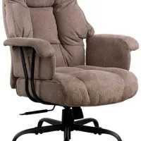 Офисное кресло DecoPrim F-9683 Ткань/ Коричневый photo 3