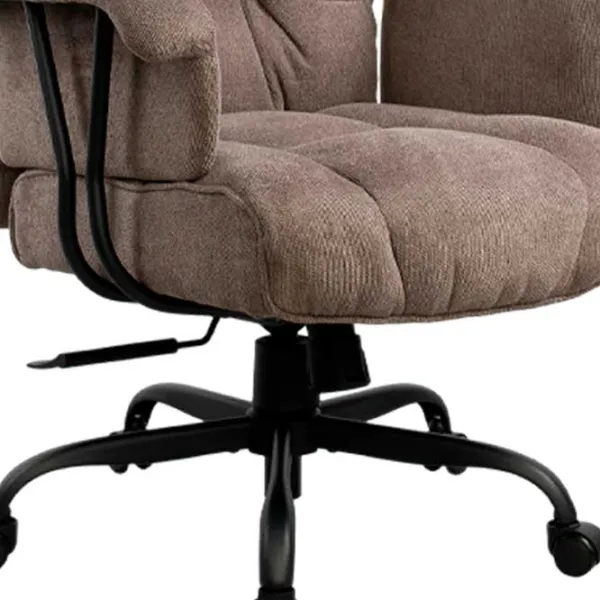 Fotoliu de birou DecoPrim F-9683 Stofă/ Brown  photo 5 Fotoliu de birou DecoPrim F-9683 Stofă/ Brown  photo 5